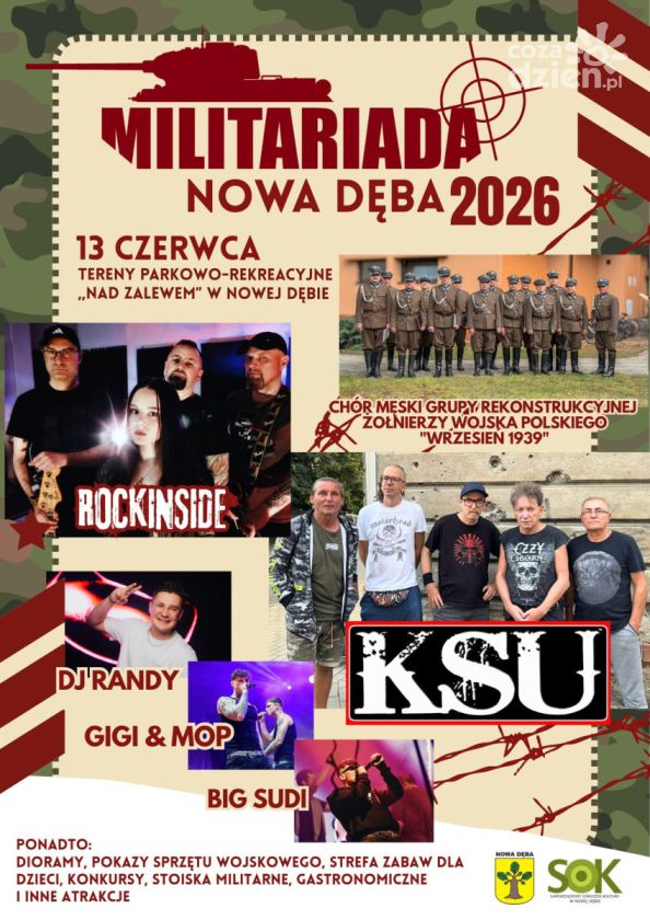 KSU gwiazdą Militariady 2026 w Nowej Dębie. Organizatorzy przedstawili program wydarzenia