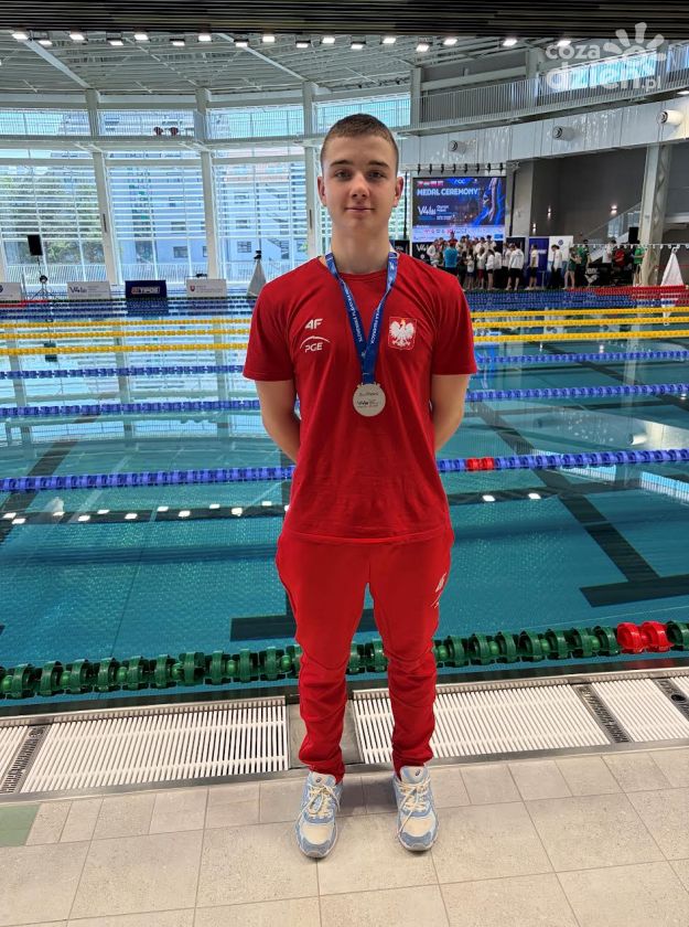 Albert Borkowski ze srebrnym medalem V4 Olympic Hopes Meet w Koszycach
