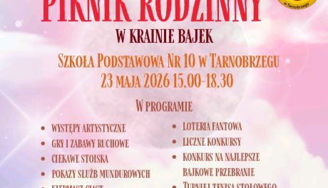 Bajkowy piknik w Tarnobrzegu. SP nr 10 zaprasza całe rodziny