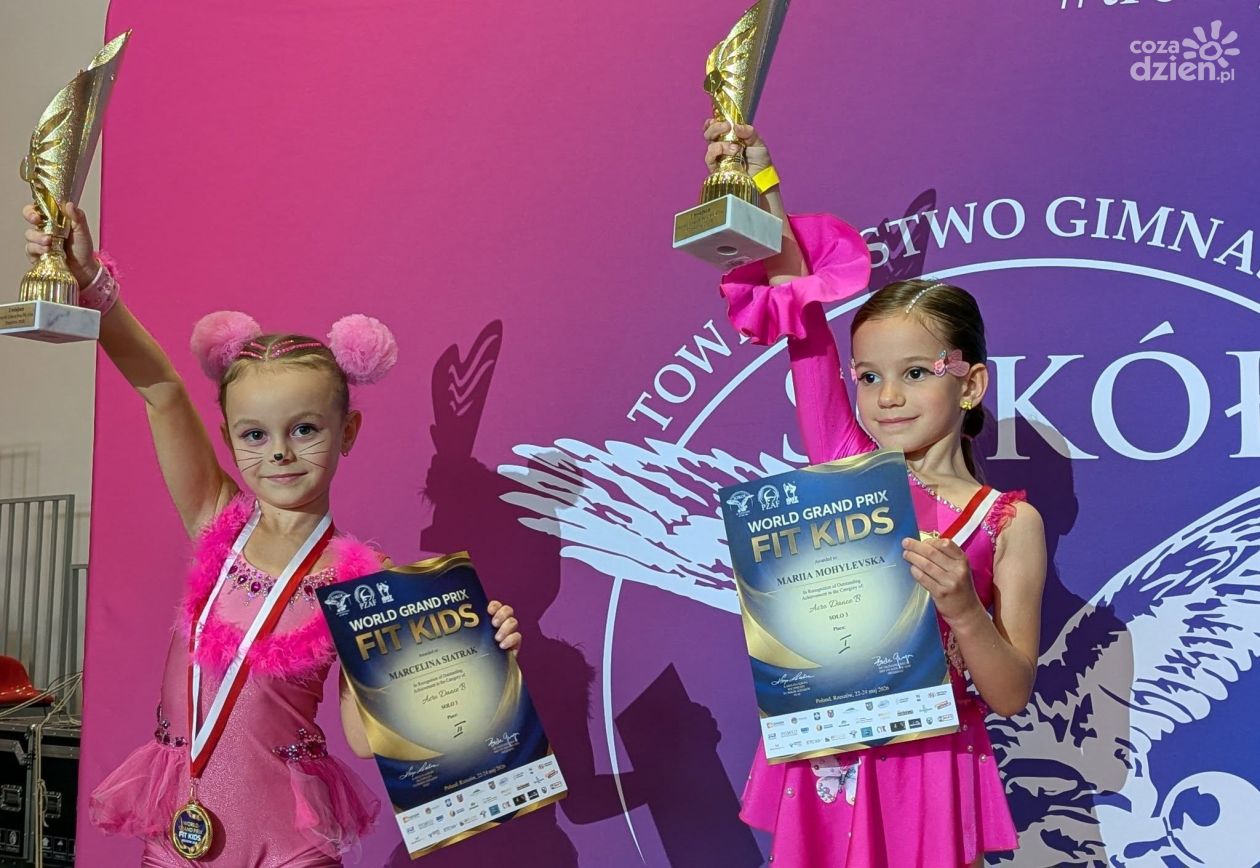 Medalowy sukces zawodniczek Stowarzyszenia „Regionalni” podczas WORLD GRAND PRIX FIT KIDS w Rzeszowie