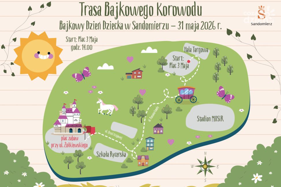 Sandomierz świętuje Dzień Dziecka w bajkowym stylu. Korowód, teatr i koncerty dla najmłodszych