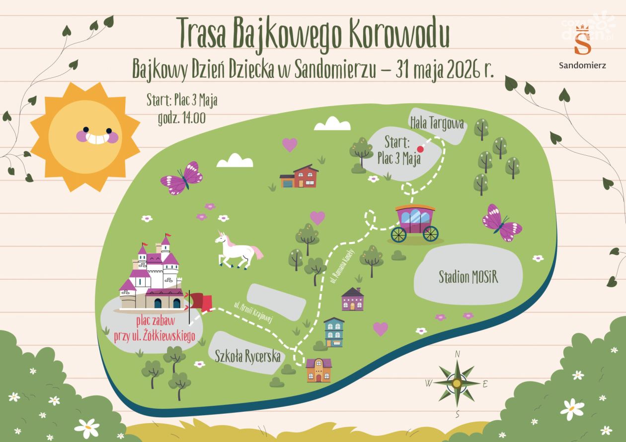 Sandomierz świętuje Dzień Dziecka w bajkowym stylu. Korowód, teatr i koncerty dla najmłodszych