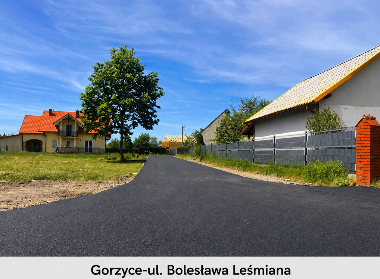 Gmina Gorzyce modernizuje drogi w Gorzycach i Furmanach. Trwają kolejne prace