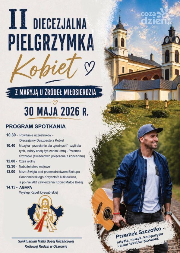 Diecezjalna pielgrzymka kobiet w Ożarowie. „Z Maryją u źródeł miłosierdzia”