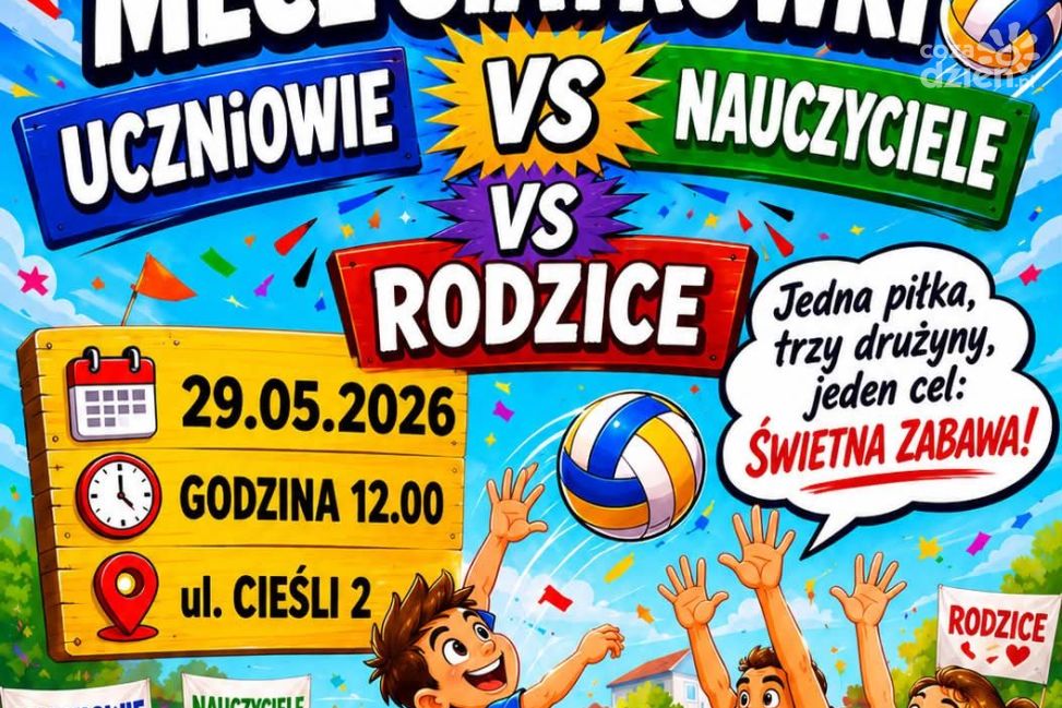 Siatkarskie emocje i rodzinna rywalizacja – uczniowie, nauczyciele i rodzice staną do wspólnej gry