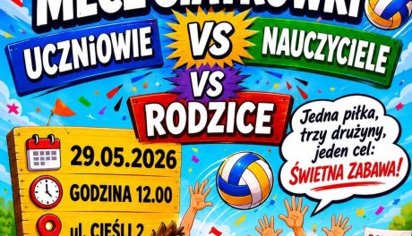 Siatkarskie emocje i rodzinna rywalizacja – uczniowie, nauczyciele i rodzice staną do wspólnej gry