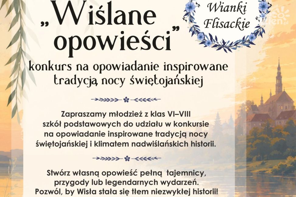 „Wiślane opowieści” – konkurs literacki dla młodzieży w Sandomierzu