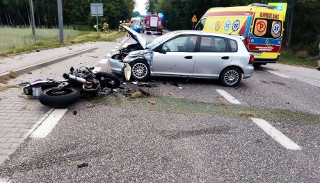 Tragiczny wypadek w Luszycy. Nie żyje 37-letni motocyklista