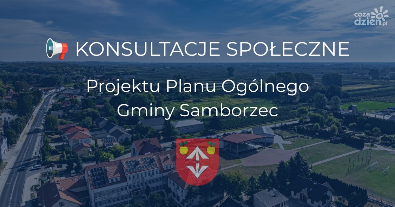 Mieszkańcy Samborca zabiorą głos. Ruszyły konsultacje planu ogólnego gminy