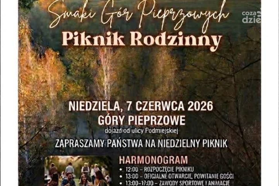 Rodzinny piknik na Górach Pieprzowych. Organizatorzy zapraszają na „Smaki Gór Pieprzowych”