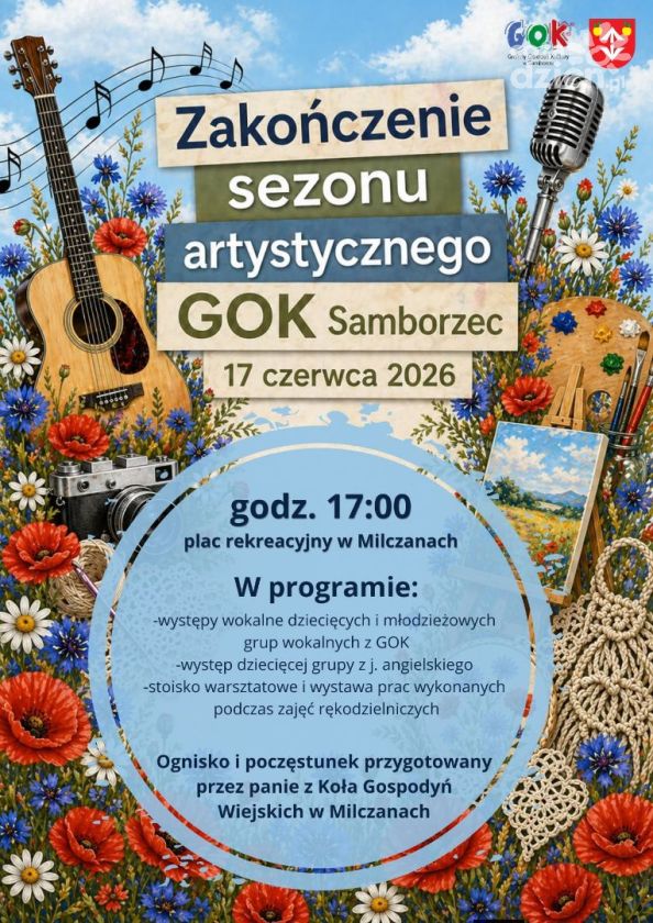 Milczany zapraszają na zakończenie sezonu artystycznego GOK Samborzec