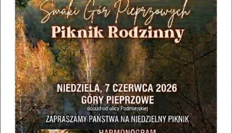 Rodzinny piknik na Górach Pieprzowych. Organizatorzy zapraszają na „Smaki Gór Pieprzowych”
