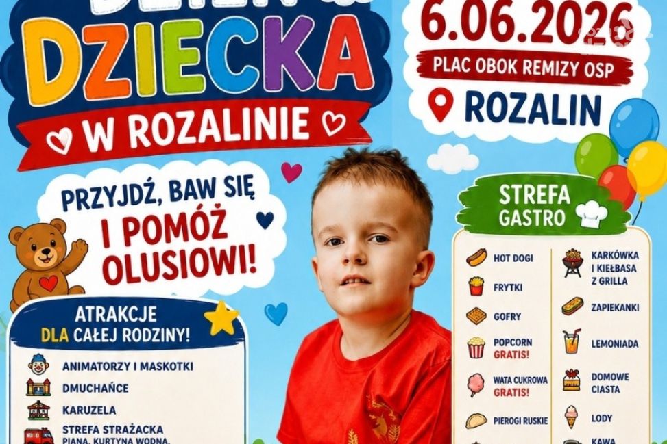 Moc atrakcji i wsparcie dla Olusia. Festyn w Rozalinie