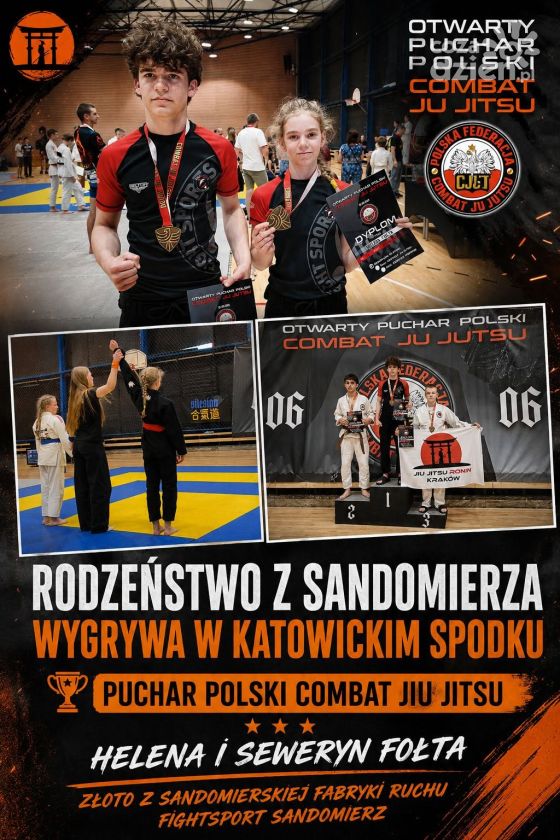 Rodzeństwo Fołta ze złotymi medalami w Katowicach. Wielki sukces młodych zawodników z Sandomierza