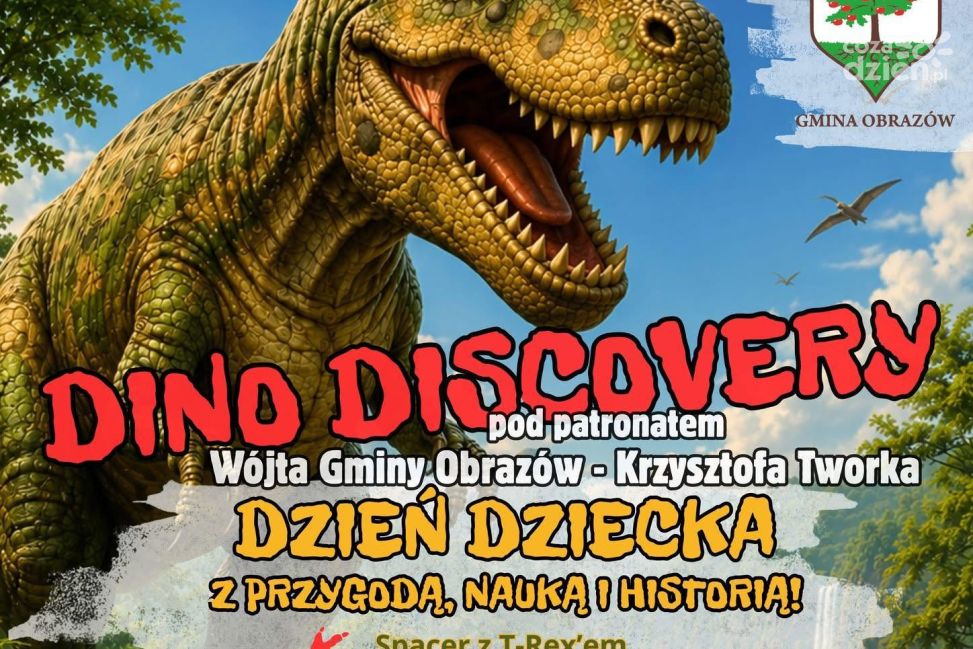 Spacer z T-Rexem i mnóstwo atrakcji. Tak Obrazów będzie świętował Dzień Dziecka