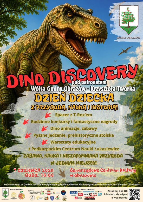 Spacer z T-Rexem i mnóstwo atrakcji. Tak Obrazów będzie świętował Dzień Dziecka