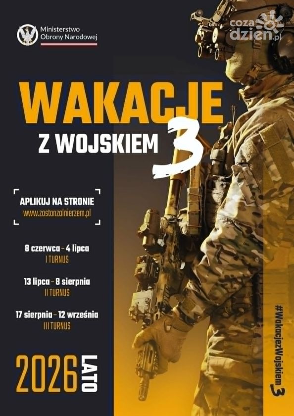 „Wakacje z wojskiem 3”. Rusza kolejna edycja letnich szkoleń dla ochotników