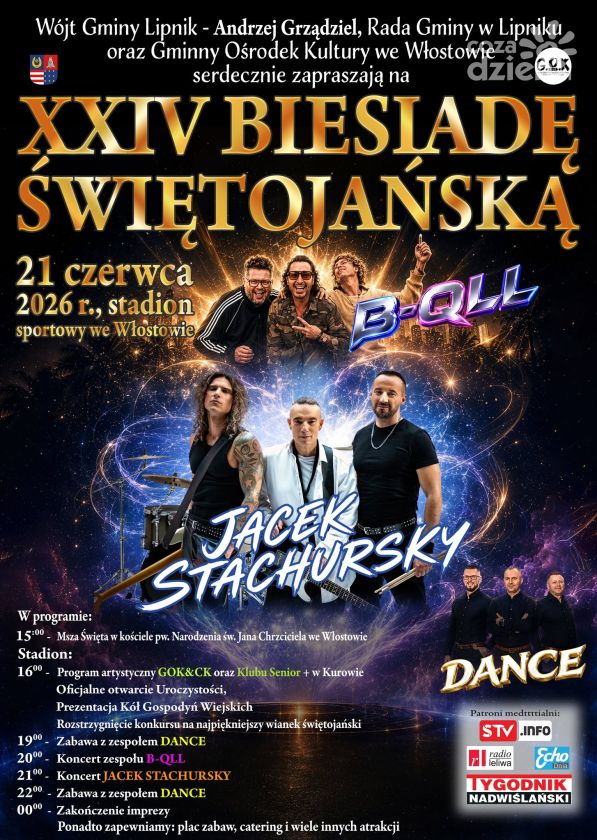 Świętojańska tradycja i koncert gwiazdy. Włostów szykuje wielką biesiadę