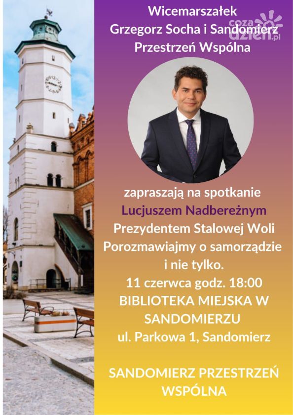 Prezydent Stalowej Woli spotka się z mieszkańcami Sandomierza