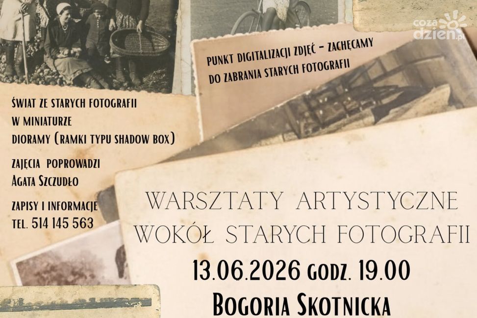 Stare fotografie zyskają nowe życie. Warsztaty artystyczne w Bogorii Skotnickiej