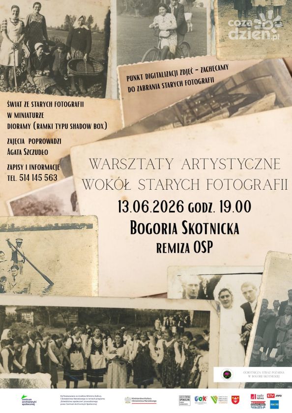 Stare fotografie zyskają nowe życie. Warsztaty artystyczne w Bogorii Skotnickiej