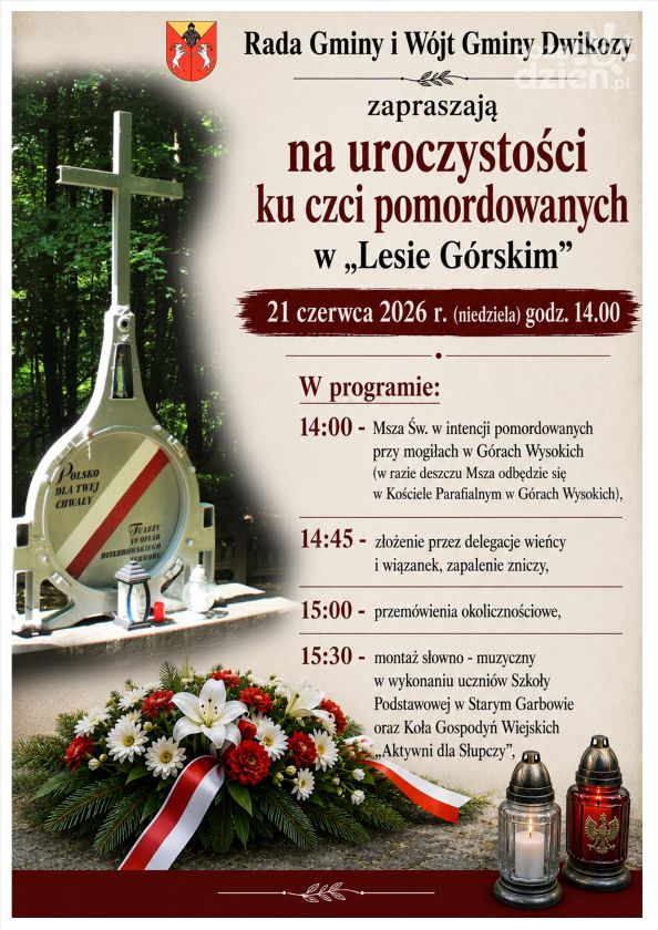 Uroczystości w Dwikozach. Hołd dla ofiar hitlerowskiego terroru w „Lesie Górskim”