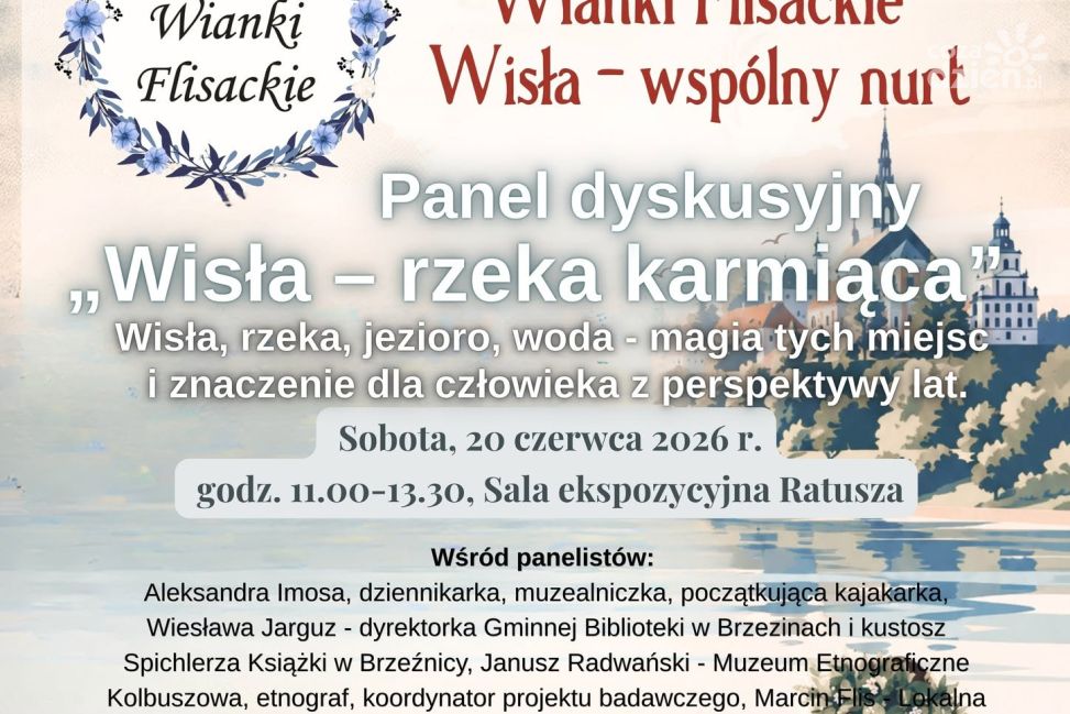 „Wisła – rzeka karmiąca”. Panel dyskusyjny w Sandomierzu podczas Wianków Flisackich