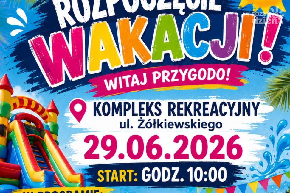 Dmuchańce, kule wodne i piana party. Wakacyjna zabawa na kompleksie rekreacyjnym