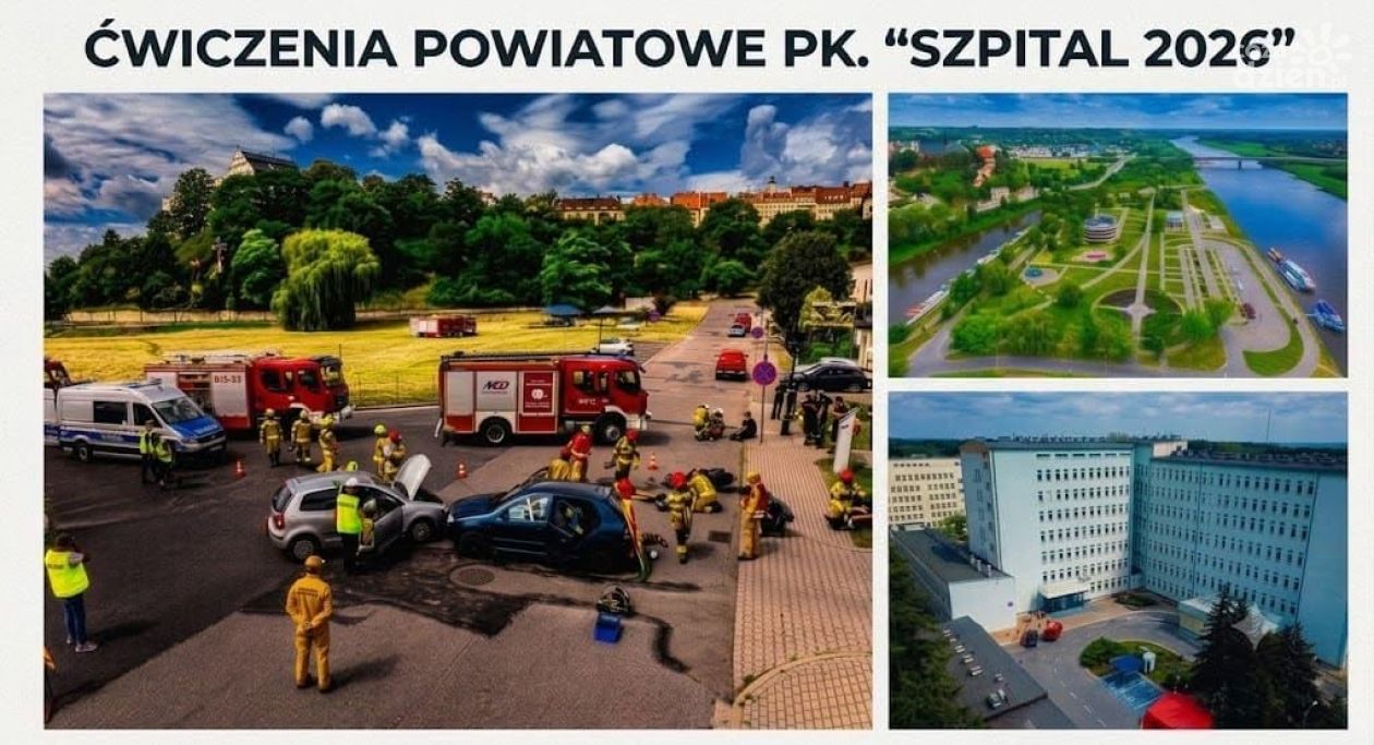 Ćwiczenia „SZPITAL 2026” w Sandomierzu. Możliwe utrudnienia w ruchu