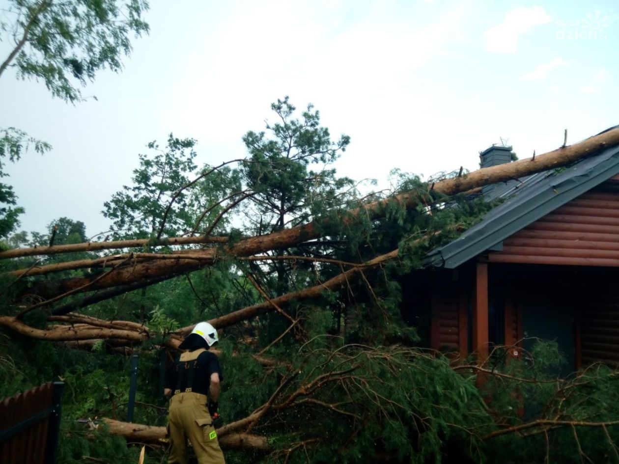 136 interwencji strażaków w regionie. Najwięcej zdarzeń po burzach