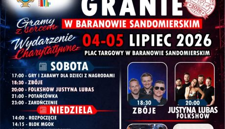 „Anielskie Granie” w Baranowie Sandomierskim. Koncerty i licytacje dla Dominiki oraz Hospicyjnego Domu Aniołków