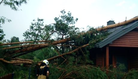 136 interwencji strażaków w regionie. Najwięcej zdarzeń po burzach