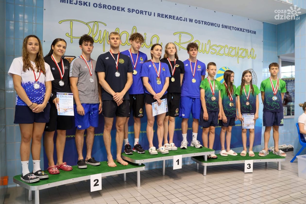 Kajman Połaniec w świetnej formie! Rekordy, medale i wysoka lokata w Mistrzostwach Okręgu Świętokrzyskiego