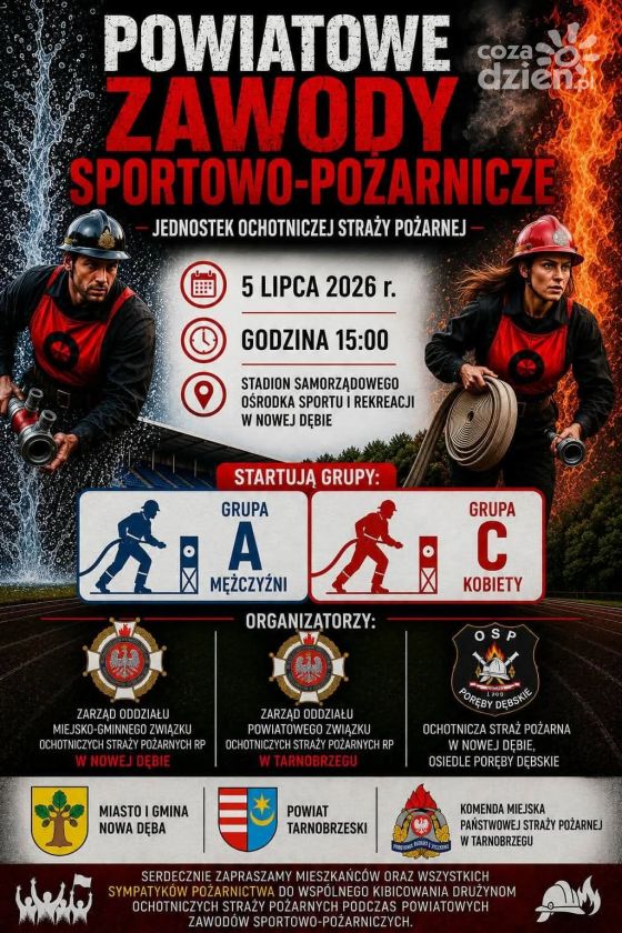 Powiatowe zmagania strażaków ochotników już dziś w Nowej Dębie
