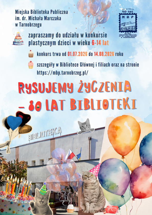 Wakacje z biblioteką w Tarnobrzegu. Konkursy, zagadki i podróż śladami 80-letniej historii
