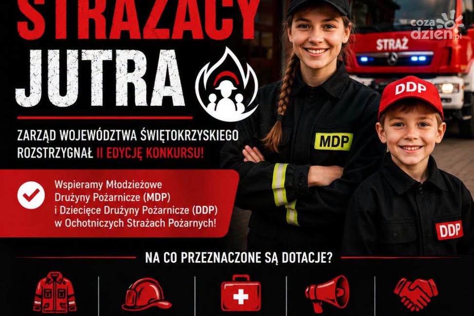 Młodzi strażacy ze wsparciem. Kolejne jednostki OSP w regionie otrzymają pieniądze na rozwój drużyn