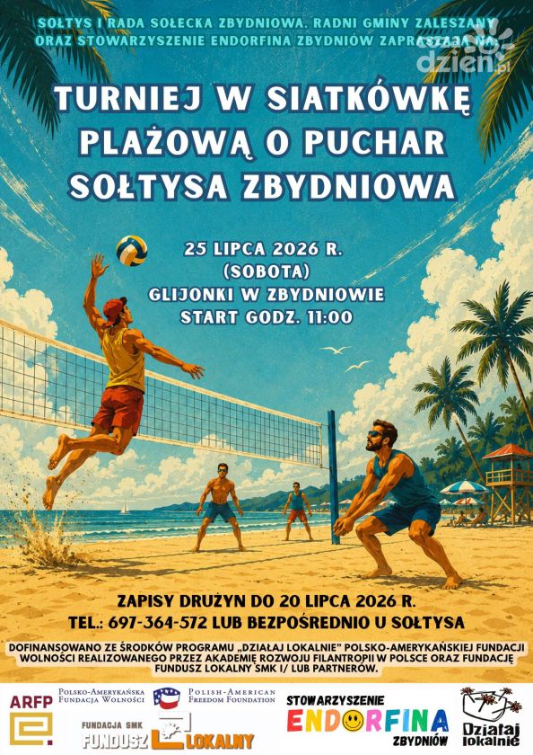 Sport, zabawa i integracja. Zbydniów organizuje turniej siatkówki plażowej