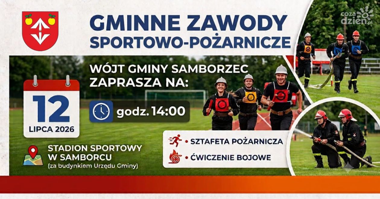 Sportowa rywalizacja strażaków w Samborcu. Przed nami Gminne Zawody Sportowo-Pożarnicze