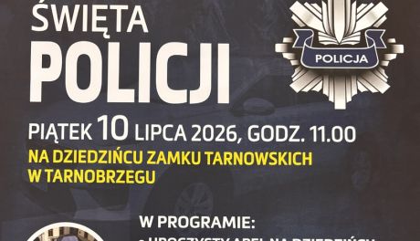 Święto Policji w Tarnobrzegu. Uroczysty apel i rodzinny piknik na Zamku Tarnowskich