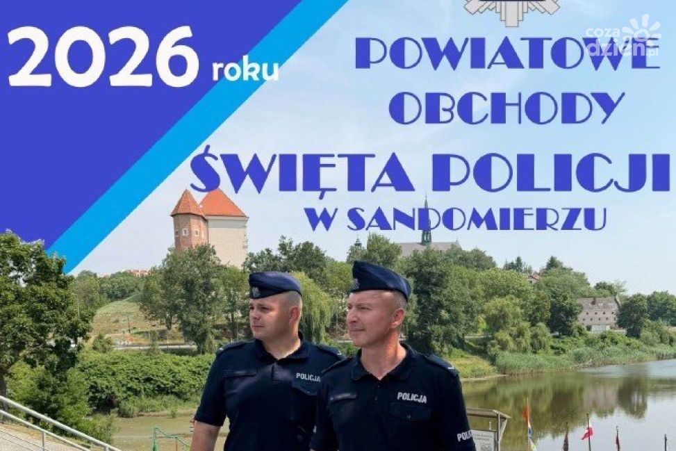 Policjanci będą świętować w Sandomierzu. Uroczystości i rodzinny piknik już 22 lipca