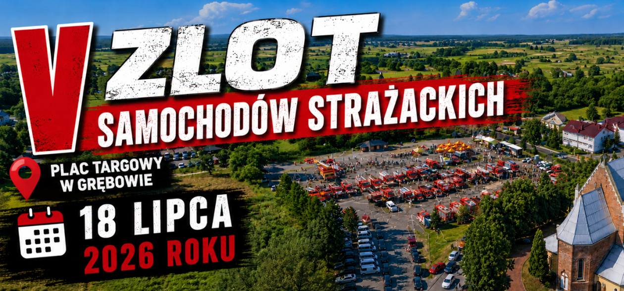 Strażackie pojazdy, pokazy i atrakcje dla rodzin. V Zlot Samochodów Strażackich w Grębowie