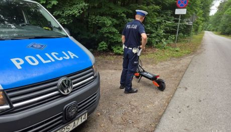 Hulajnogi pod kontrolą policjantów. Były mandaty i nietrzeźwi uczestnicy ruchu