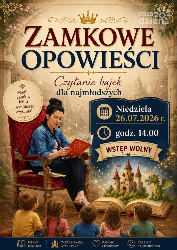 „Zamkowe Opowieści” w Baranowie Sandomierskim. Bajkowe popołudnie dla najmłodszych