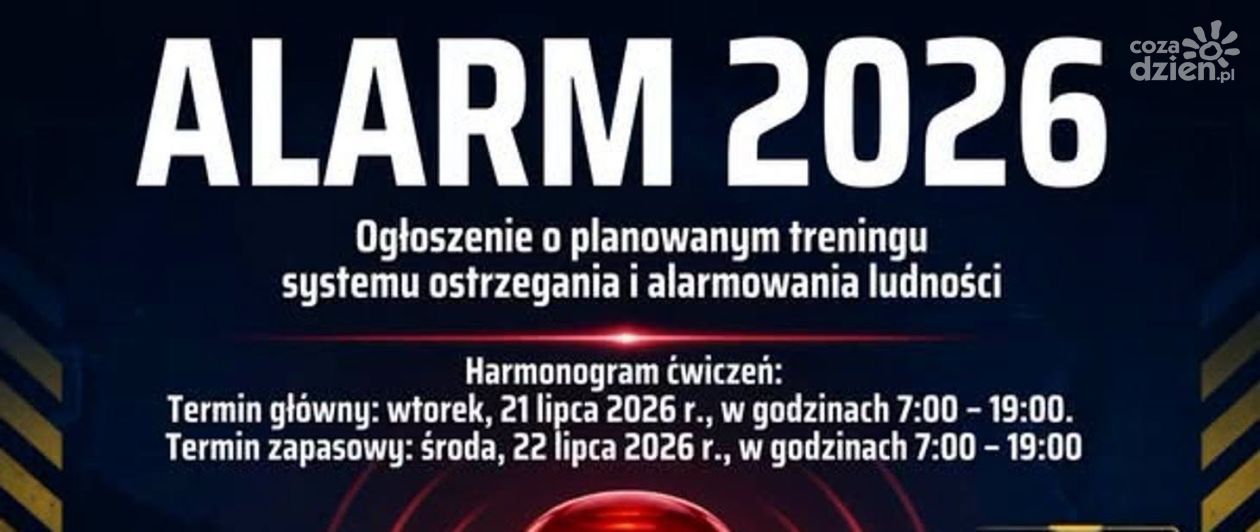 „ALARM-2026” także w gminie Dwikozy. We wtorek zawyją syreny alarmowe