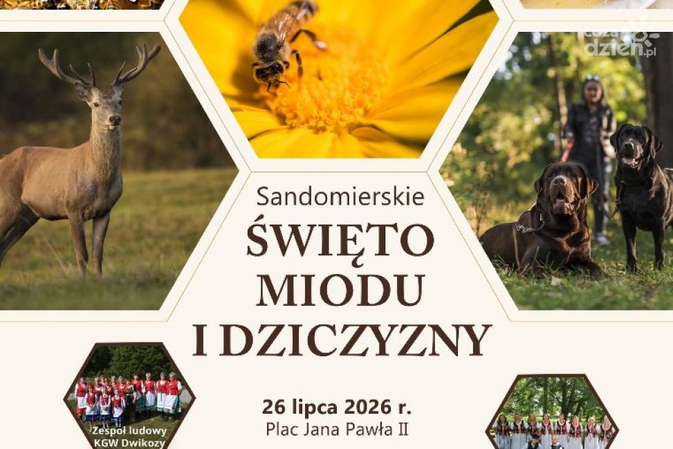Sandomierz zaprasza na Święto Miodu i Dziczyzny. Przed mieszkańcami i turystami dzień pełen atrakcji