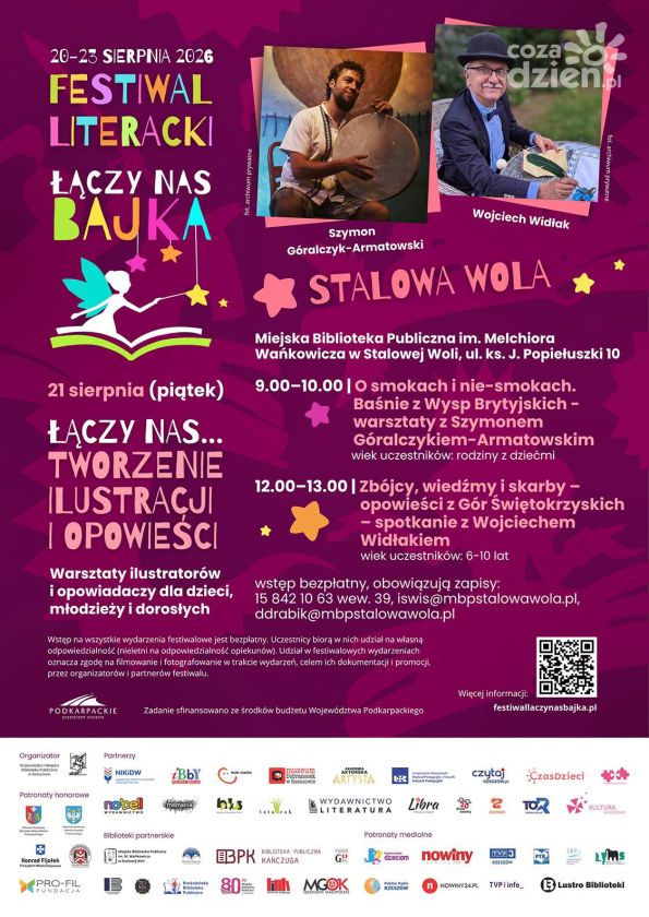 Literackie święto w Stalowej Woli. Przed uczestnikami spotkania z autorami i warsztaty