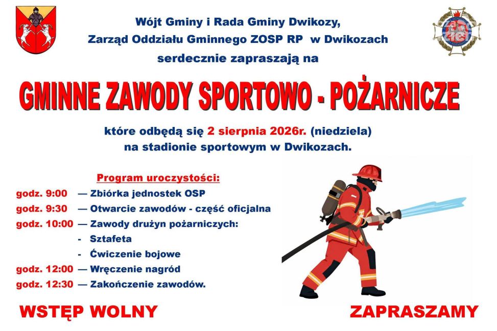 Strażacy ochotnicy powalczą o zwycięstwo w Dwikozach