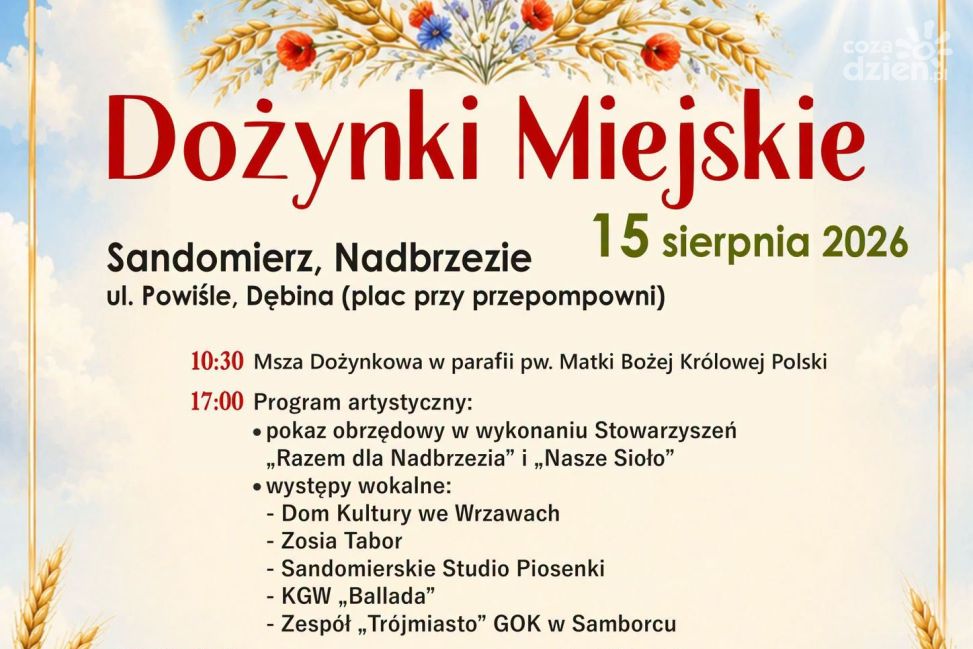 Nadbrzezie stanie się centrum dożynkowego świętowania. Przed nami Dożynki Miejskie
