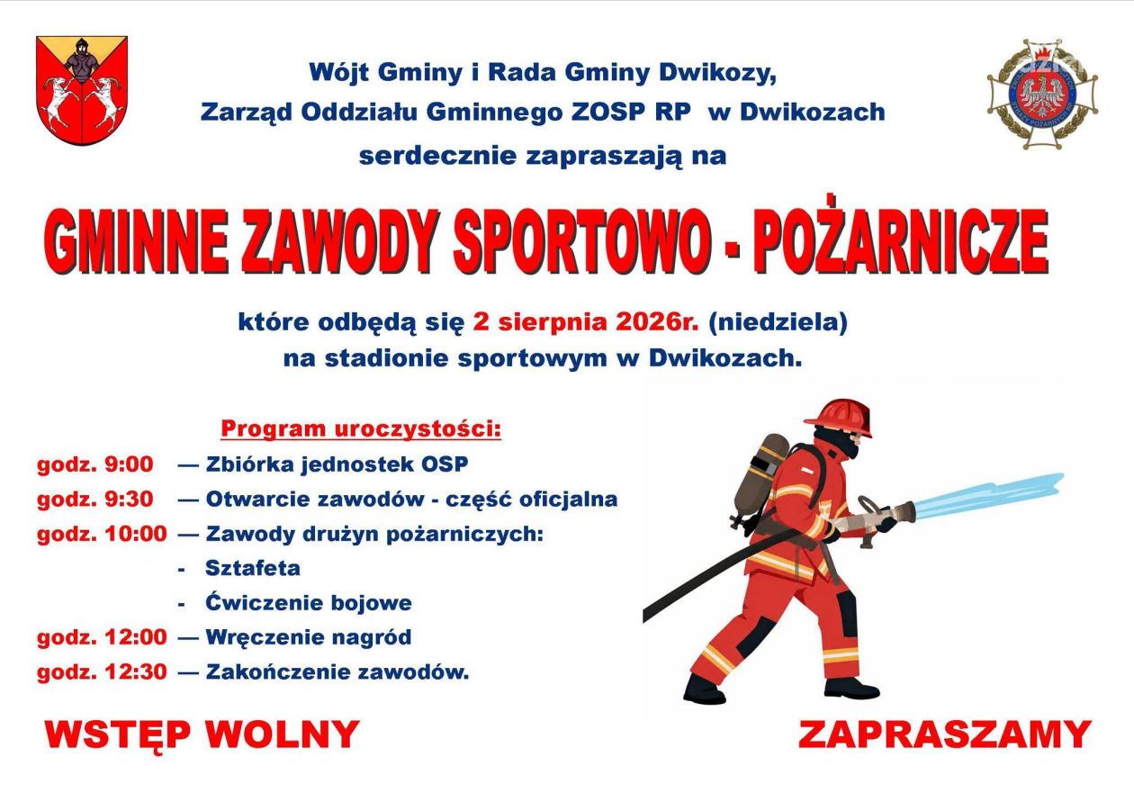 Strażacy ochotnicy powalczą o zwycięstwo w Dwikozach