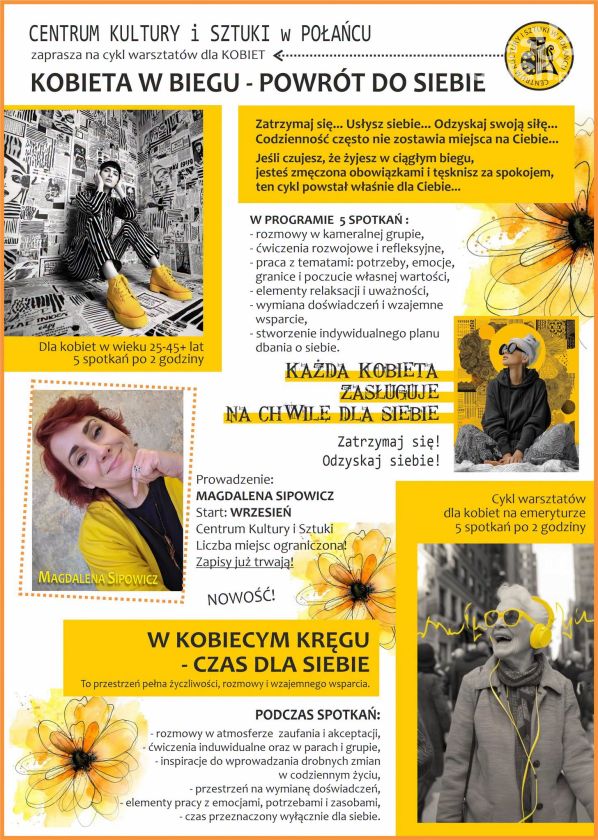 Centrum Kultury i Sztuki w Połańcu zaprasza kobiety na wyjątkowe warsztaty